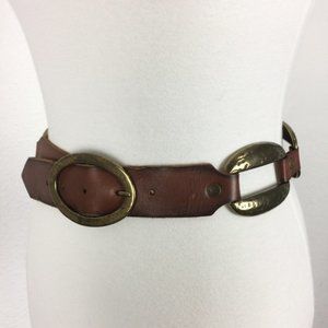 Leather Belt Small Women’s Brown